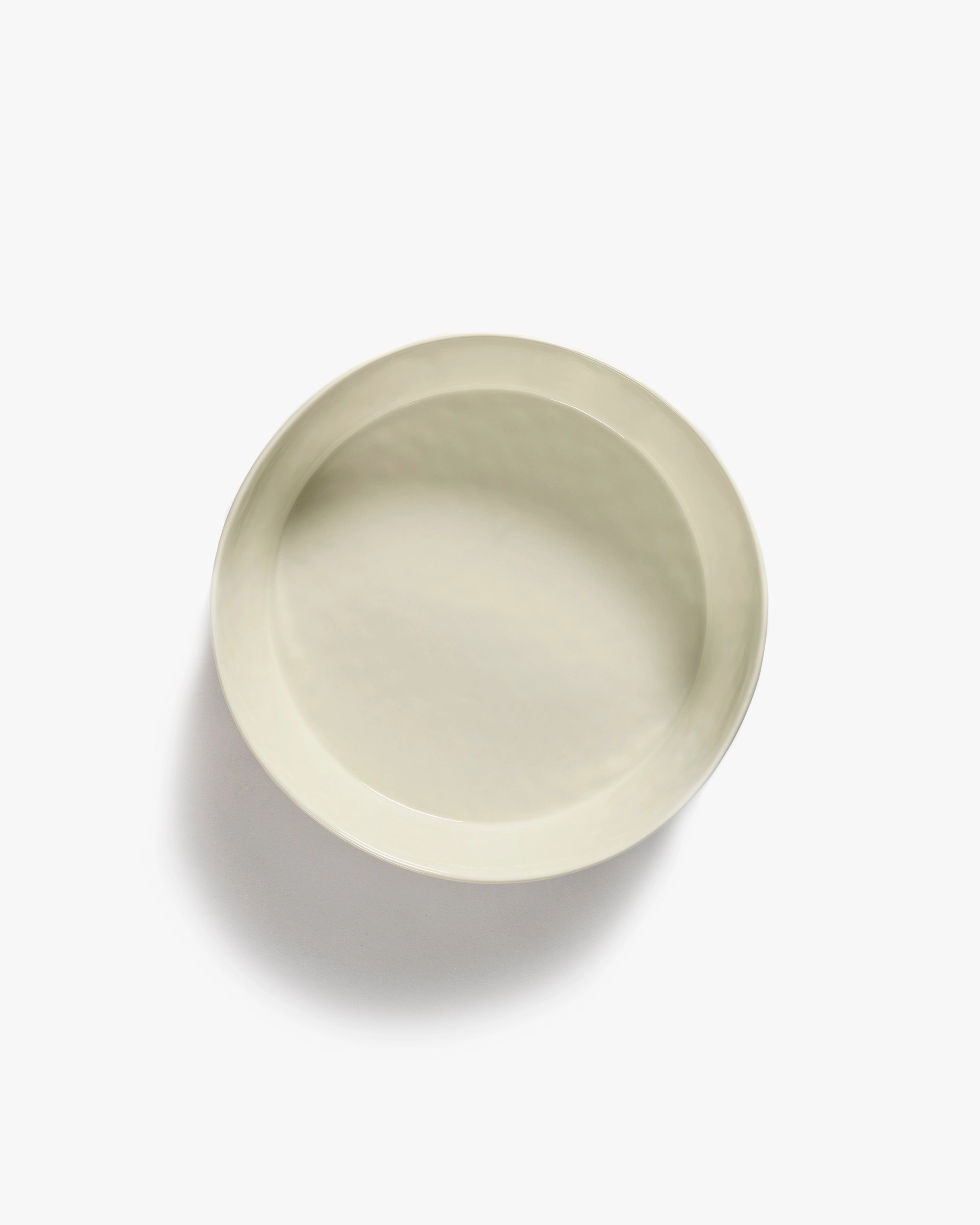 Salad bowl white swirl - red stripes Feast