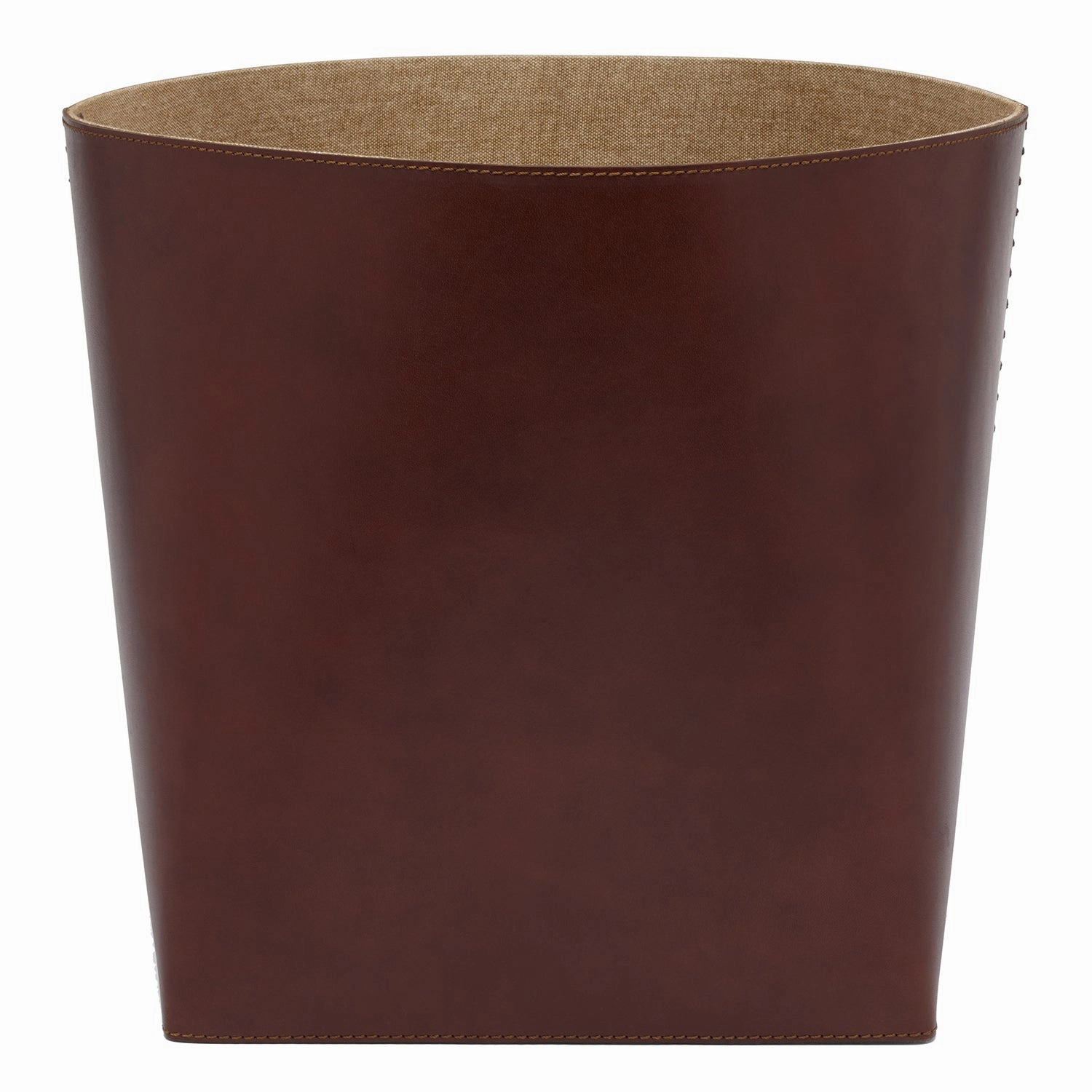 Salo Full-Grain Leather Baskets (Set/2) (Tobacco)