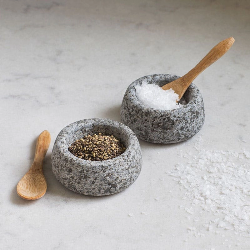 Salt and Pepper Pots, Granite Serveware Good quality and affordable
