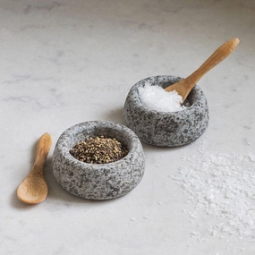 Salt and Pepper Pots, Granite Serveware Good quality and affordable