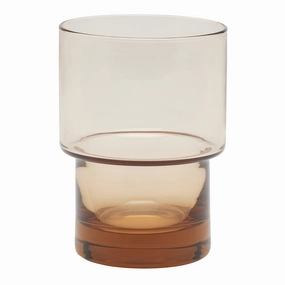 Samuel Amber Tumbler Glasses Set/6 Drinkware best price