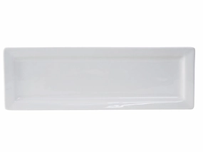 Santorini Rectangular Plate 16"x5-1/2", 12 Pieces Serveware discount kitchenware