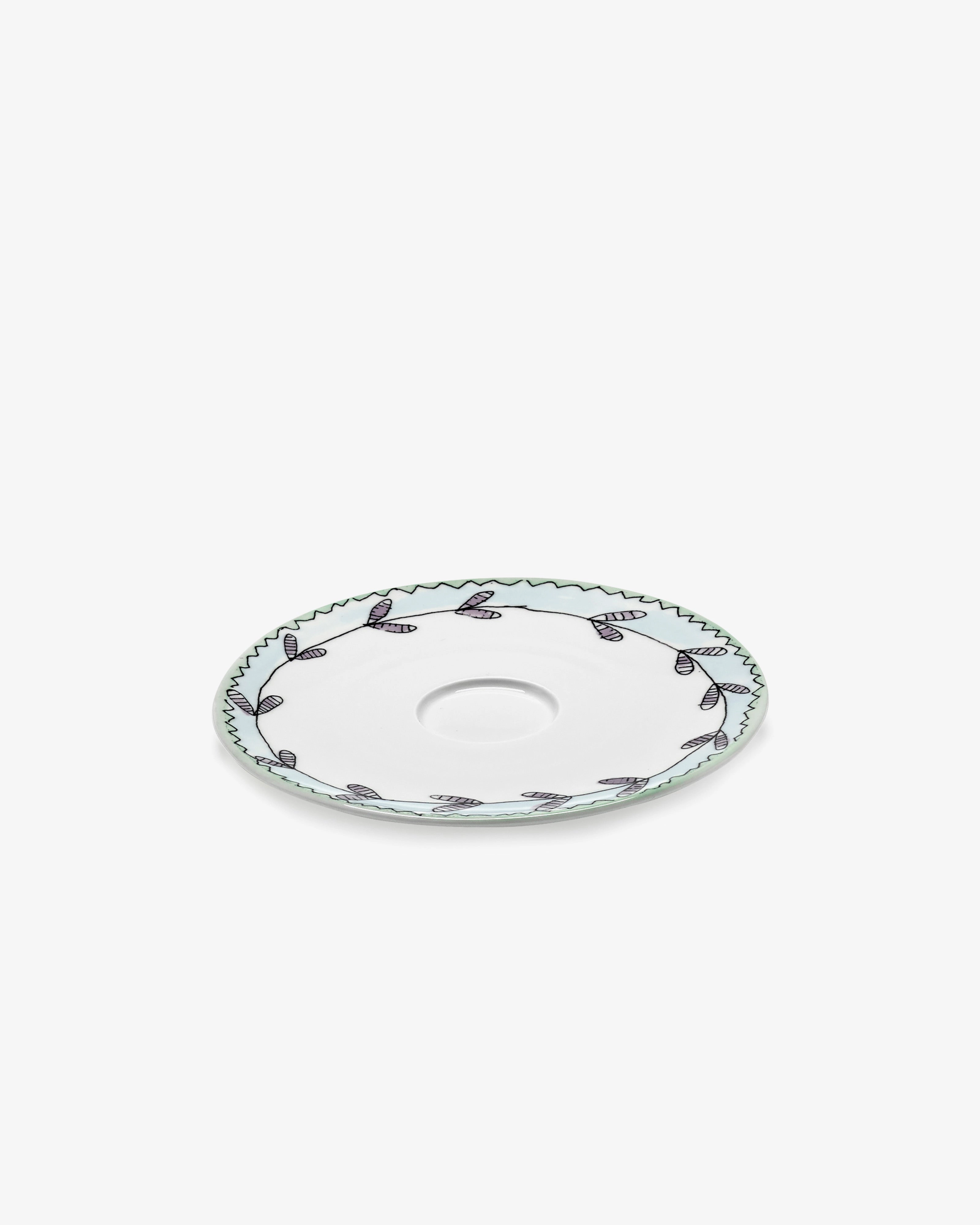 Saucer cappuccino cup Blossom milk Midnight Flowers Dinnerware tableware outlet