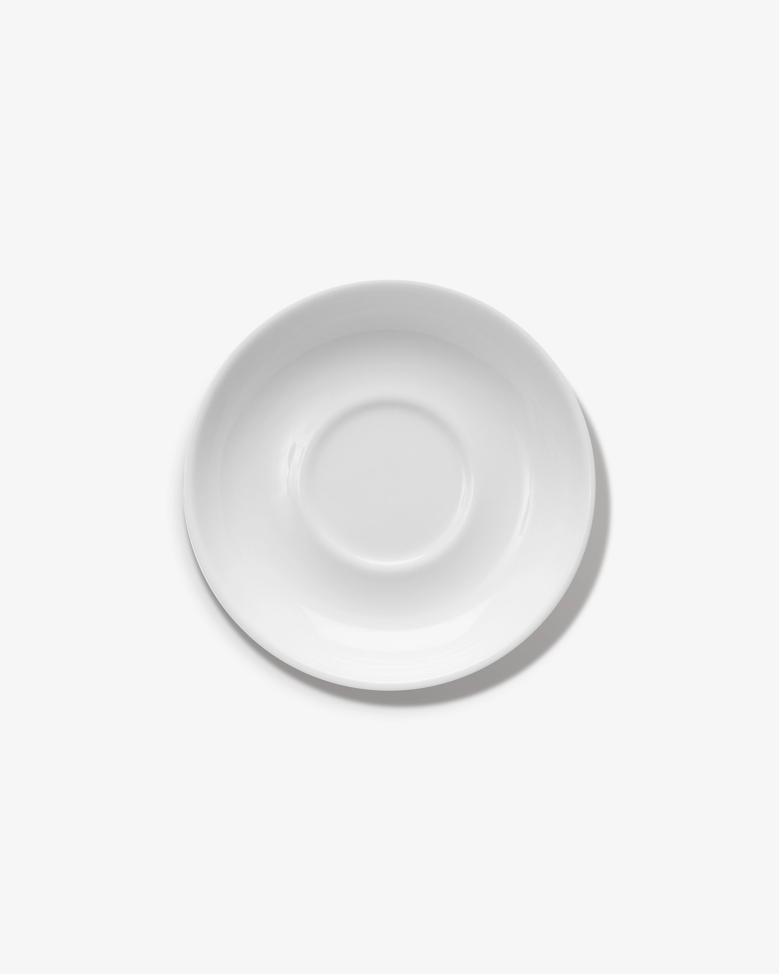 Saucer cappuccino cup white matt Passe-partout