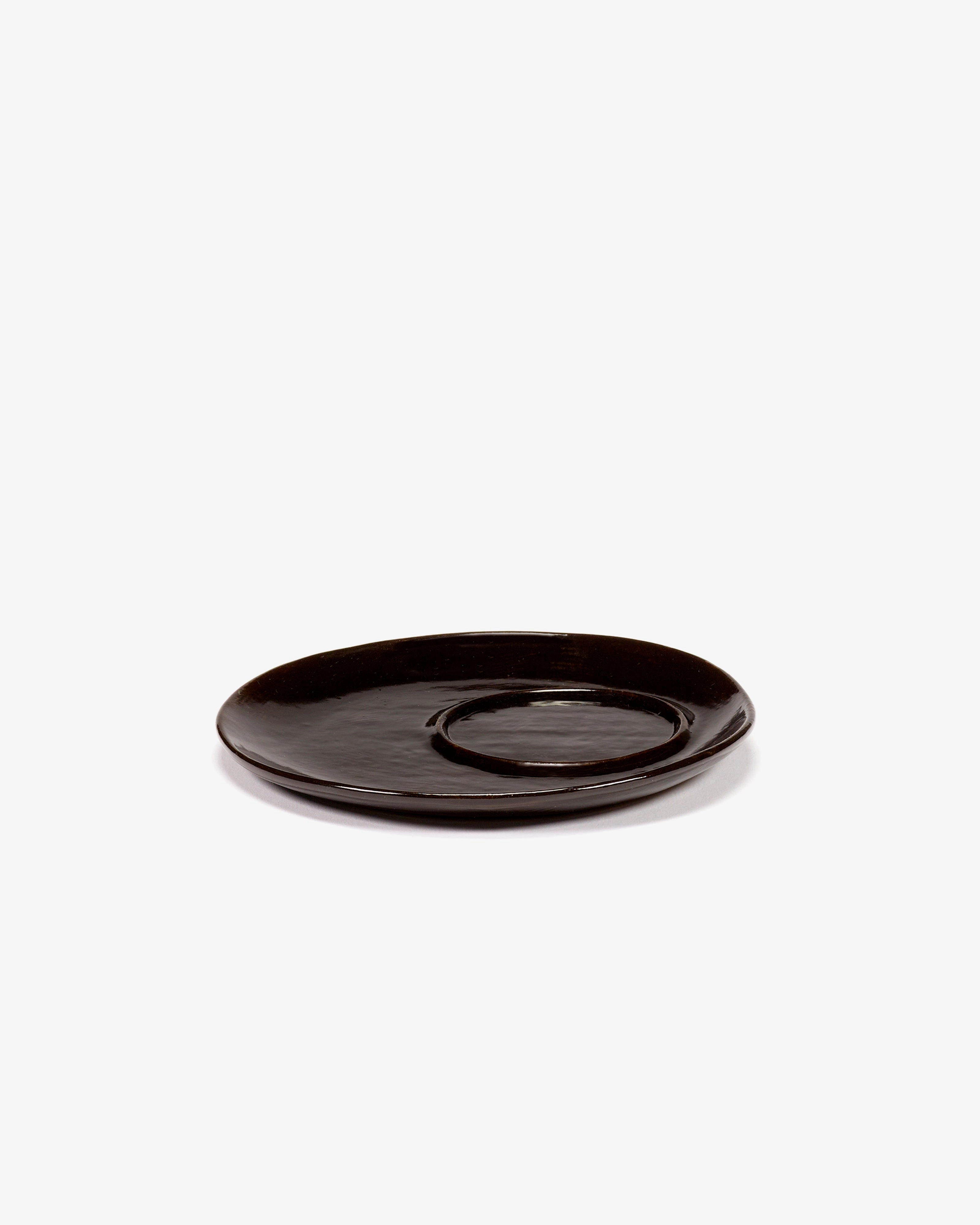 Saucer coffee cup ebony La Mre Dinnerware tableware outlet