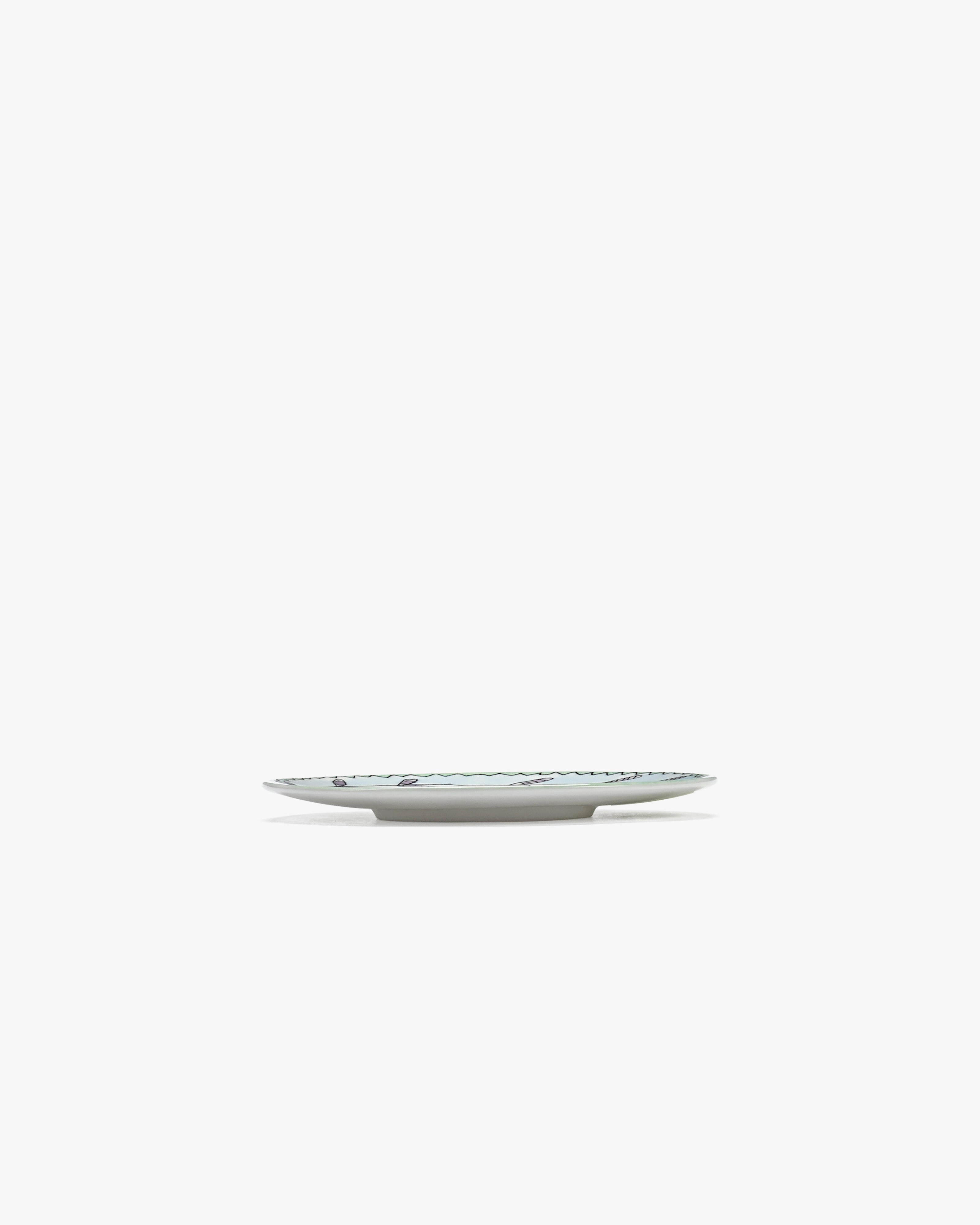 Saucer coffee cup high Blossom milk Midnight Flowers