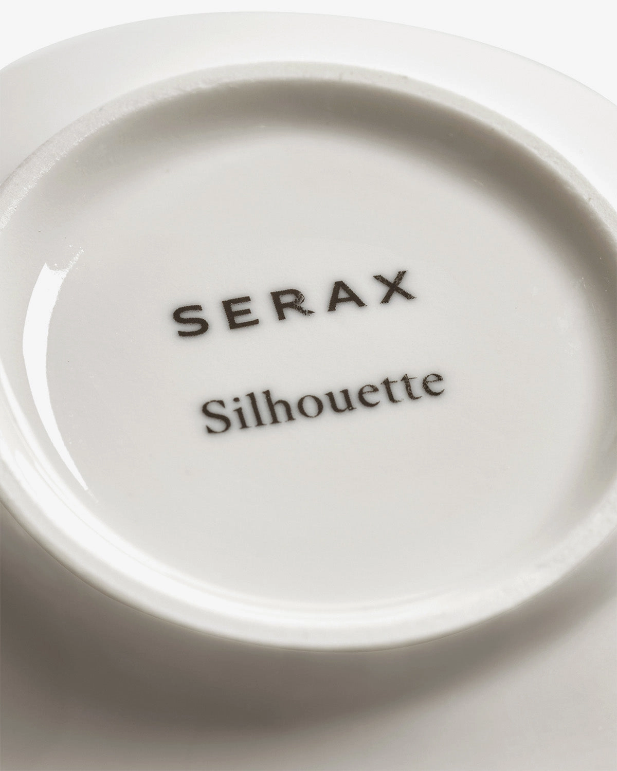 Saucer coffee cup white Silhouette