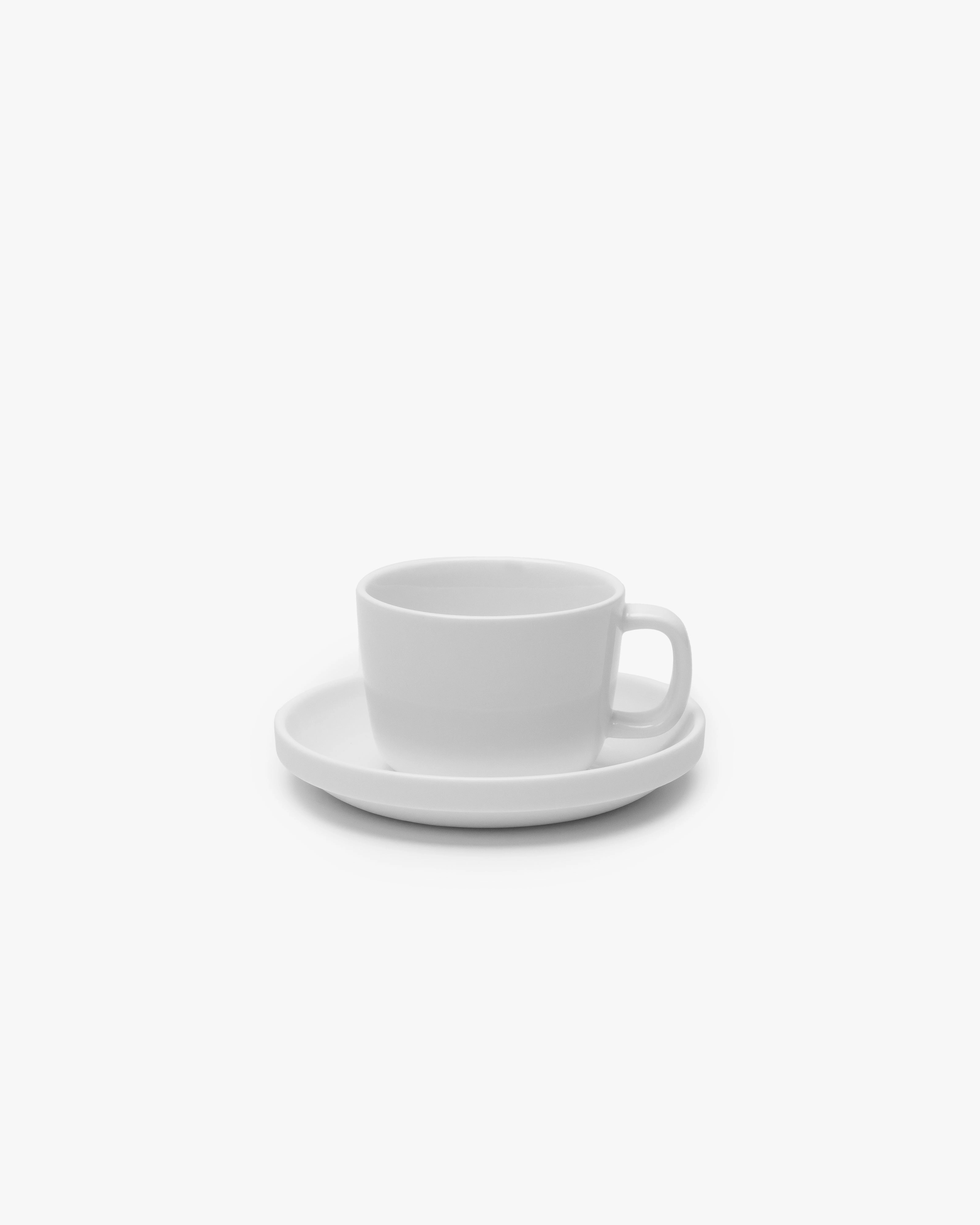 Saucer espresso cup white matt Passe-partout