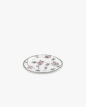 Saucer soup bowl Fiore rosa Midnight Flowers Dinnerware tableware outlet