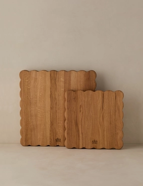 Scalloped Cutting Board by etHOME Serveware kitchen discount