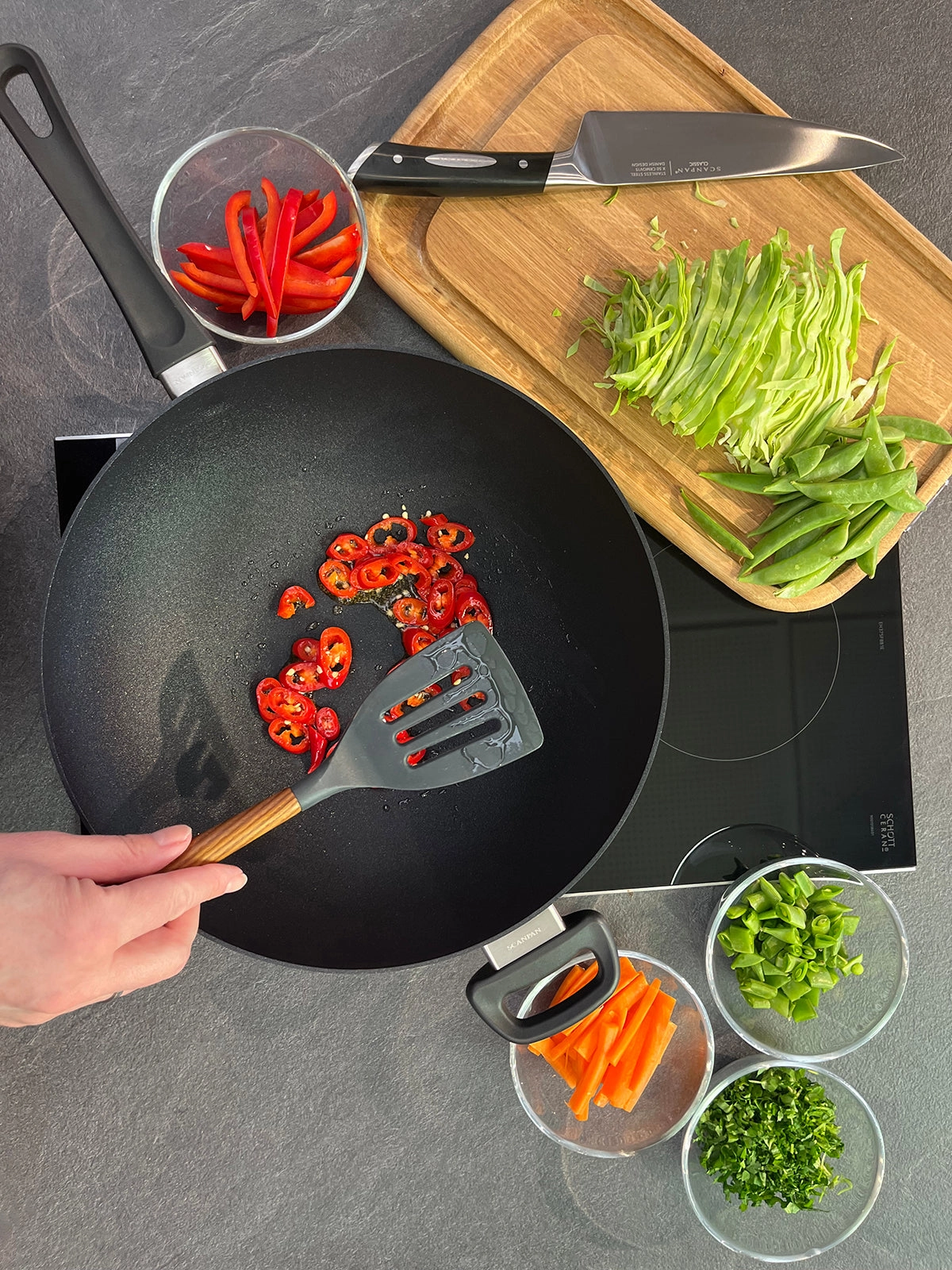 Scanpan Classic 11 Inch Nonstick Stir Fry Pan