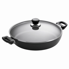 Scanpan Classic 12 Inch Chef Pan with Glass Lid Cookware hot cookware outlet