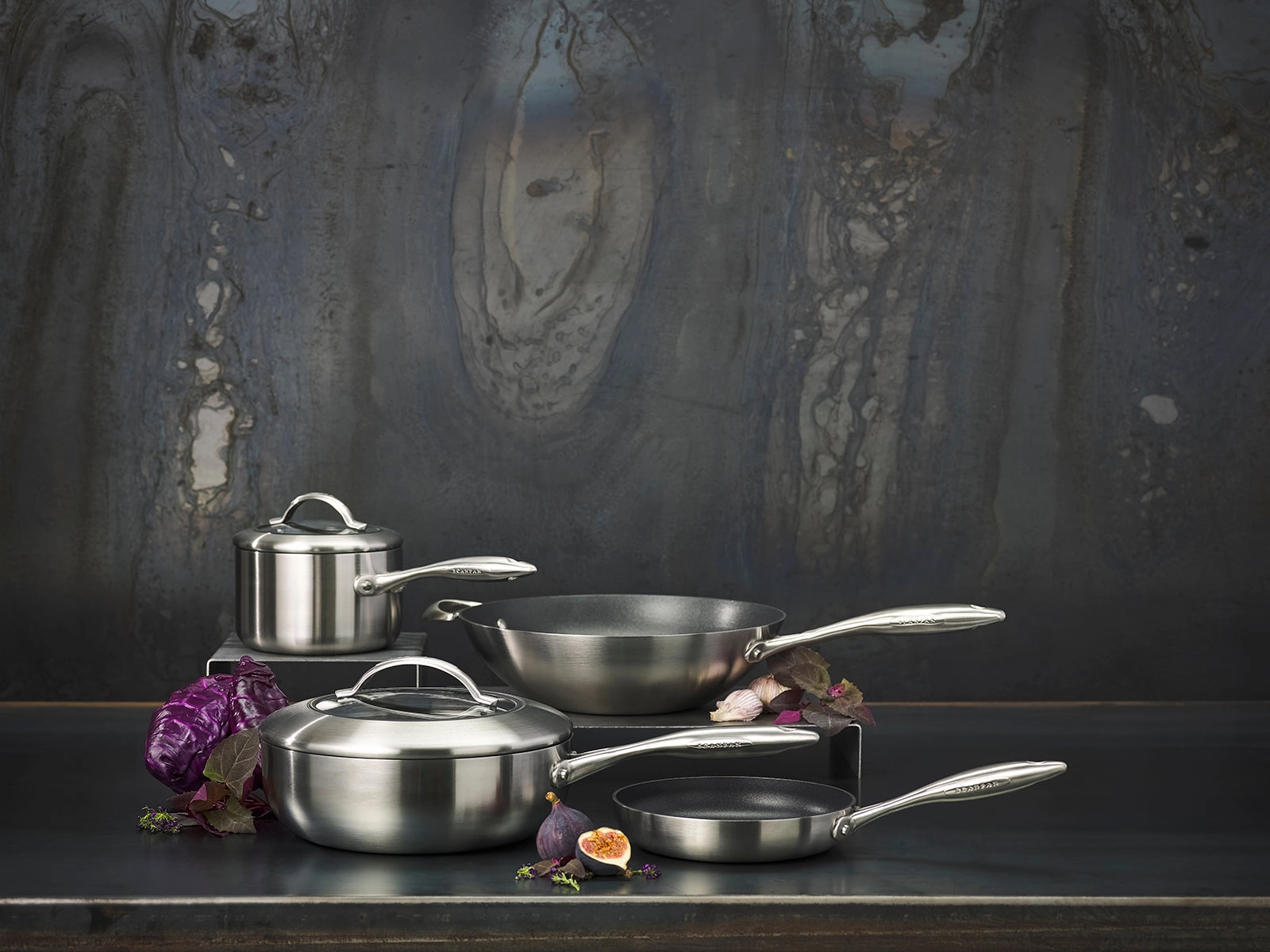 Scanpan CTX 10-Piece Deluxe Cookware Set, Stainless