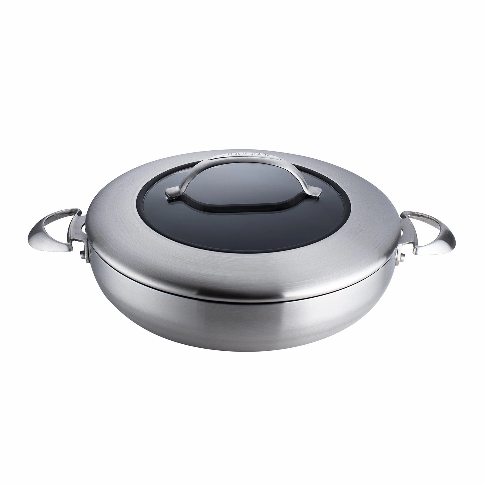 Scanpan CTX 12.75 Inch Nonstick Chef's Pan, 5.25 Quart, Stainless Steel Cookware hot cookware outlet