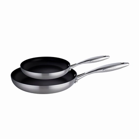 Scanpan CTX 2 Piece Nonstick Fry Pan Set, 8" & 10.25", Stainless Cookware hot cookware outlet