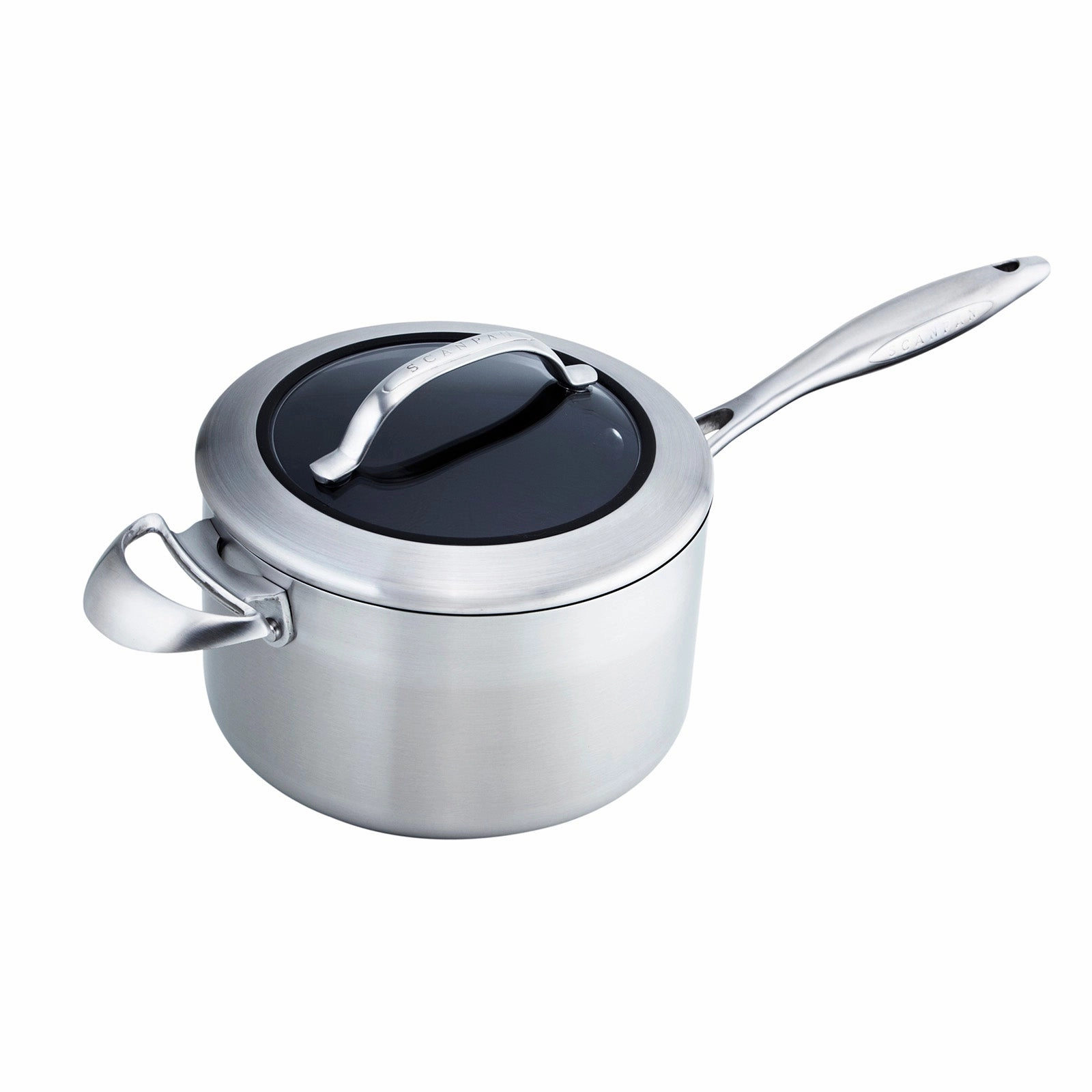 Scanpan CTX 4 Quart Saucepan with Lid, Stainless Steel Cookware hot cookware outlet