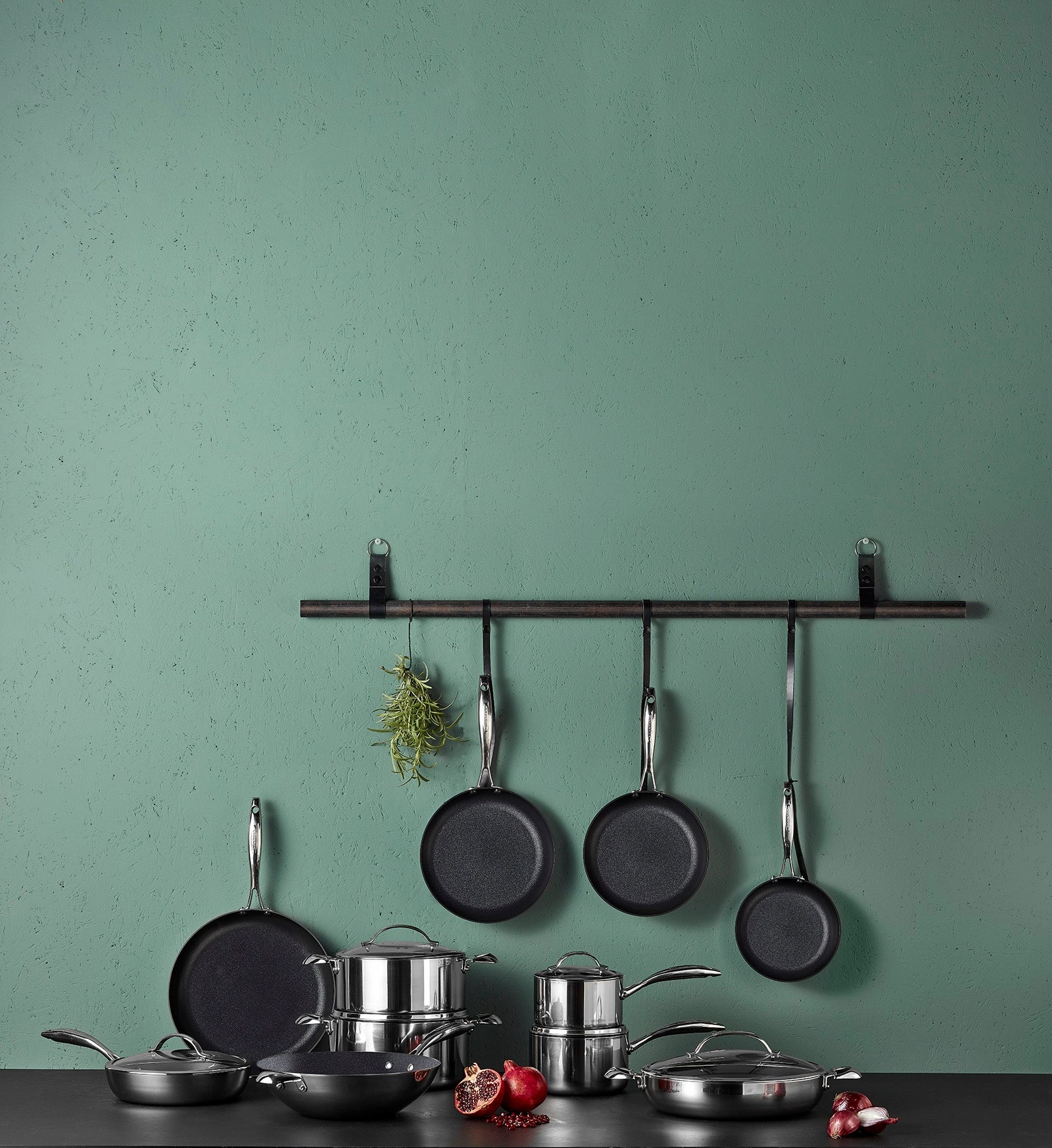 Scanpan Haptiq Stainless Steel 10 Piece Cookware Set