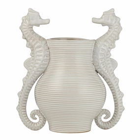 Seahorse Ceramic Vase 23x16x28cm Natural Cheap Vases for home