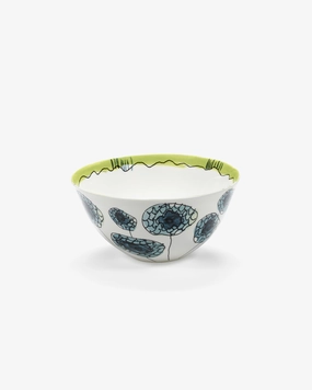 Serving bowl L Anemone vaniglia Midnight Flowers Dinnerware tableware outlet
