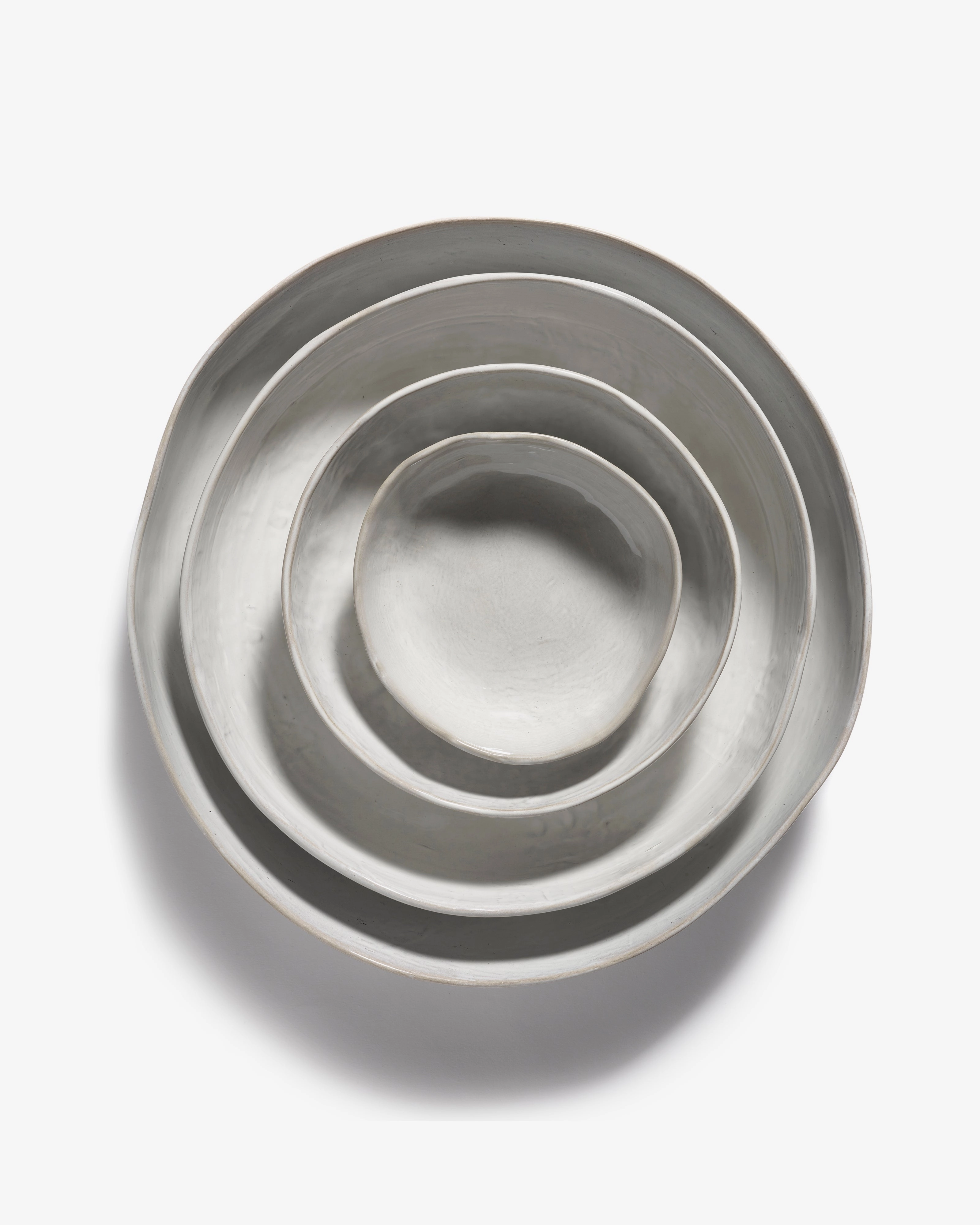 Serving bowl L off-white La Mre