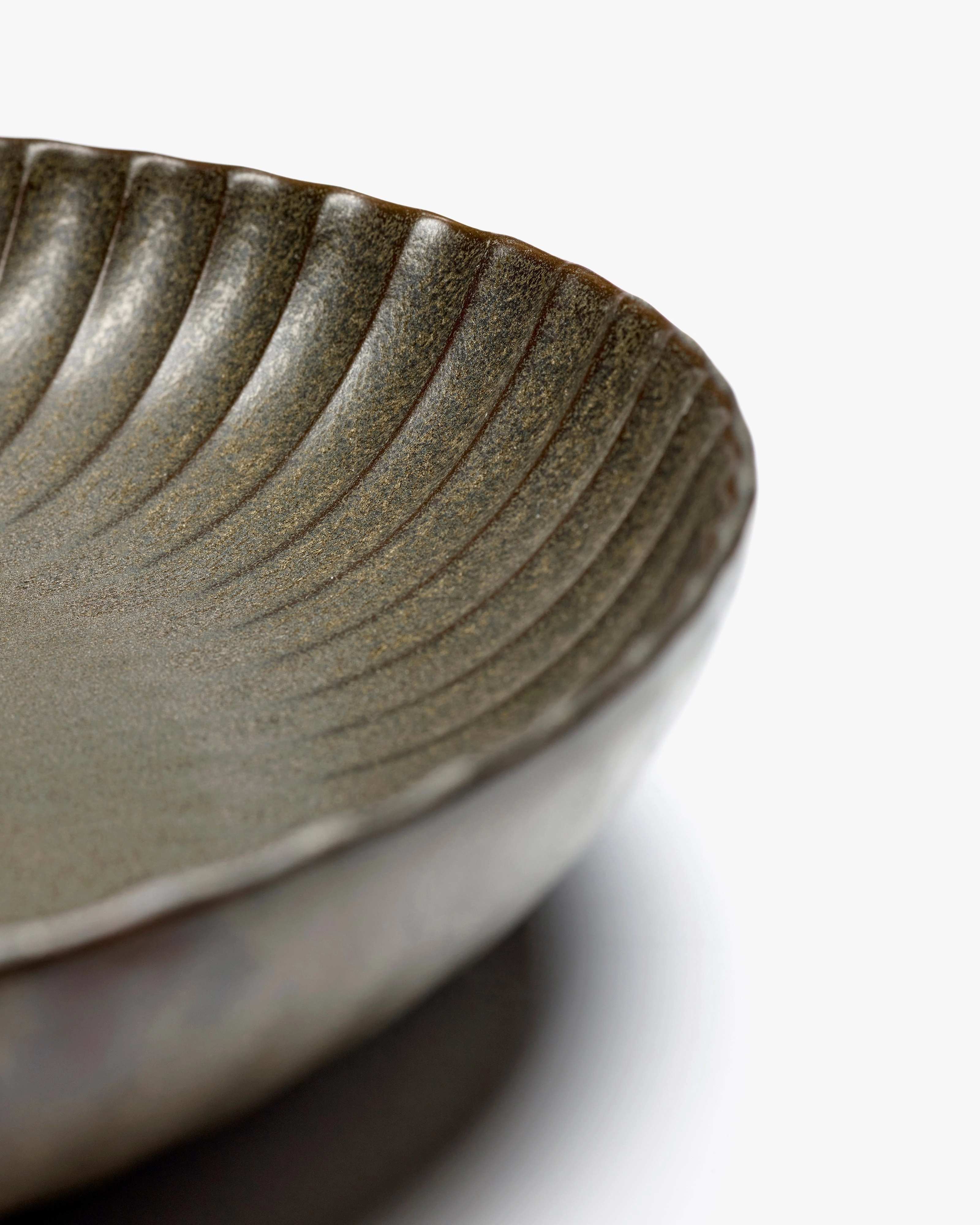 Serving bowl M green Inku