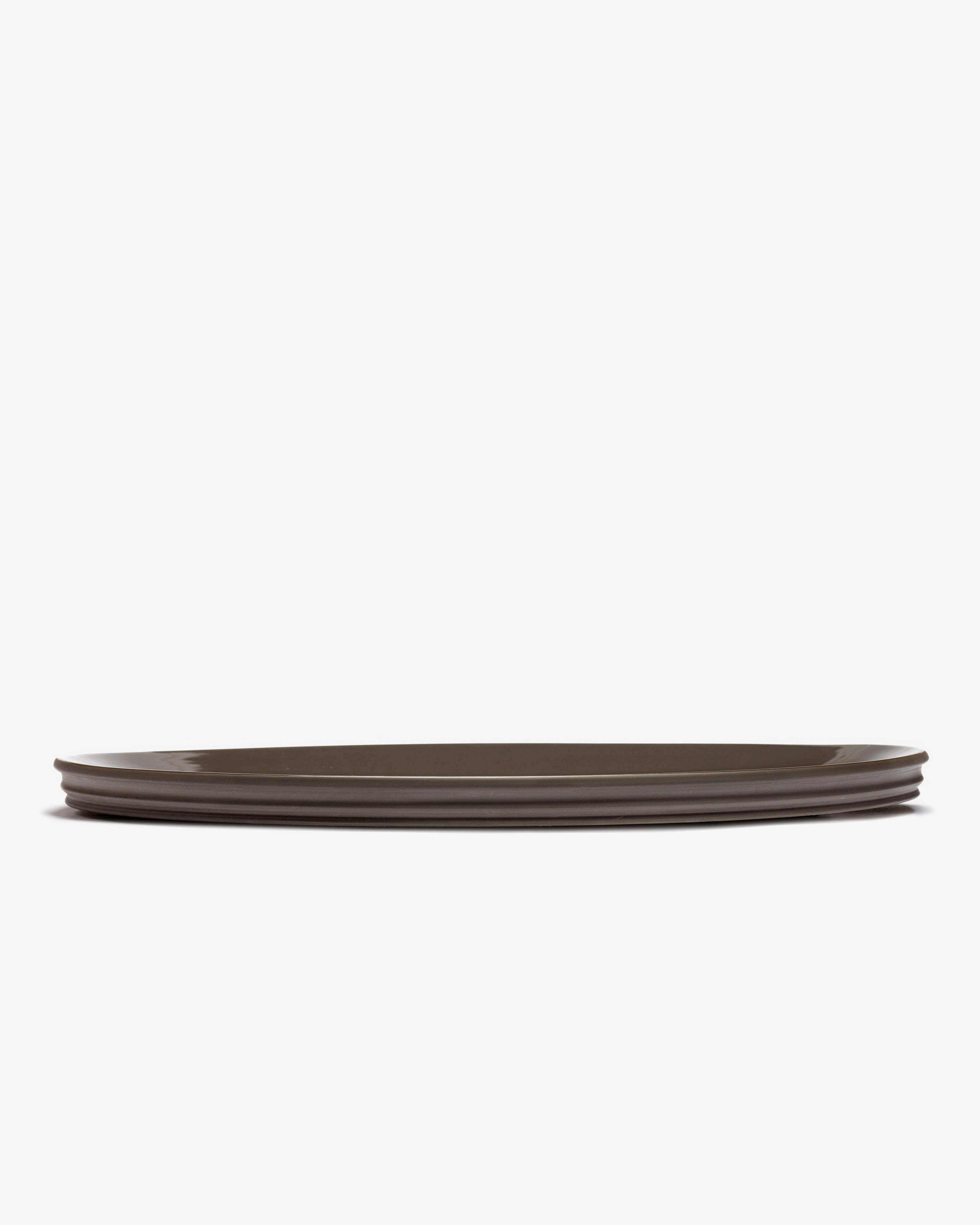 Serving dish oval L Slate Dune
