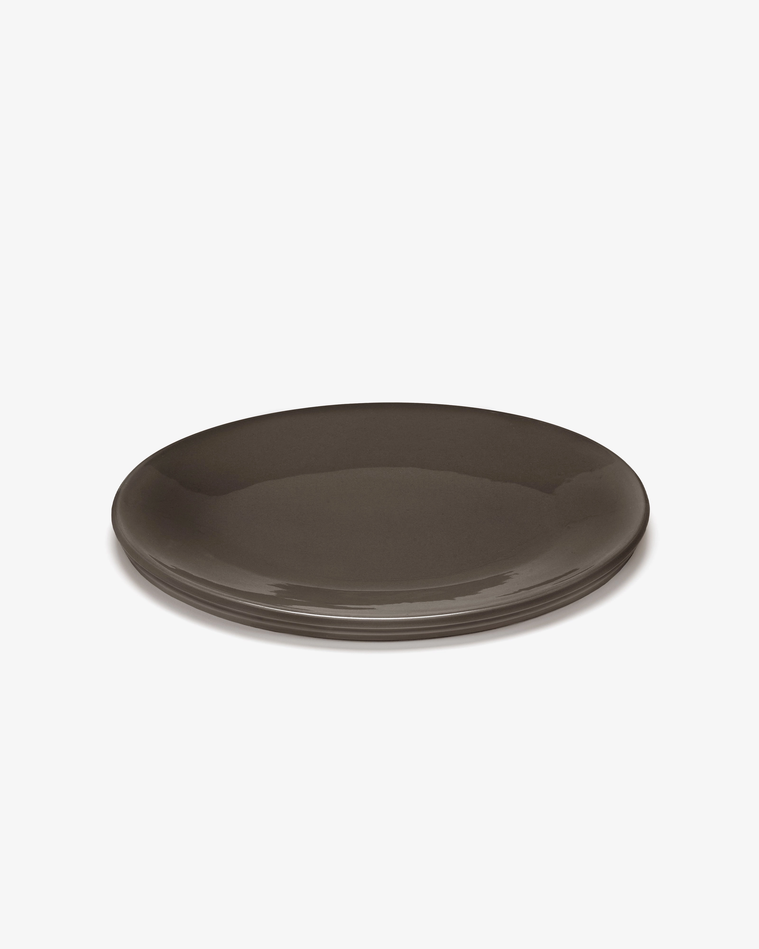 Serving dish oval S Slate Dune