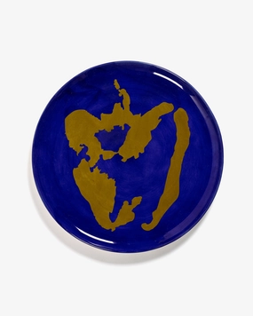Serving plate blue - golden pepper Feast Dinnerware tableware outlet