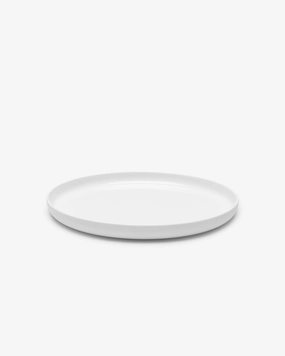 Serving plate high white Base Dinnerware tableware outlet