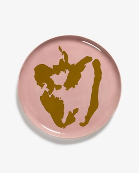 Serving plate pink - golden pepper Feast Dinnerware tableware outlet