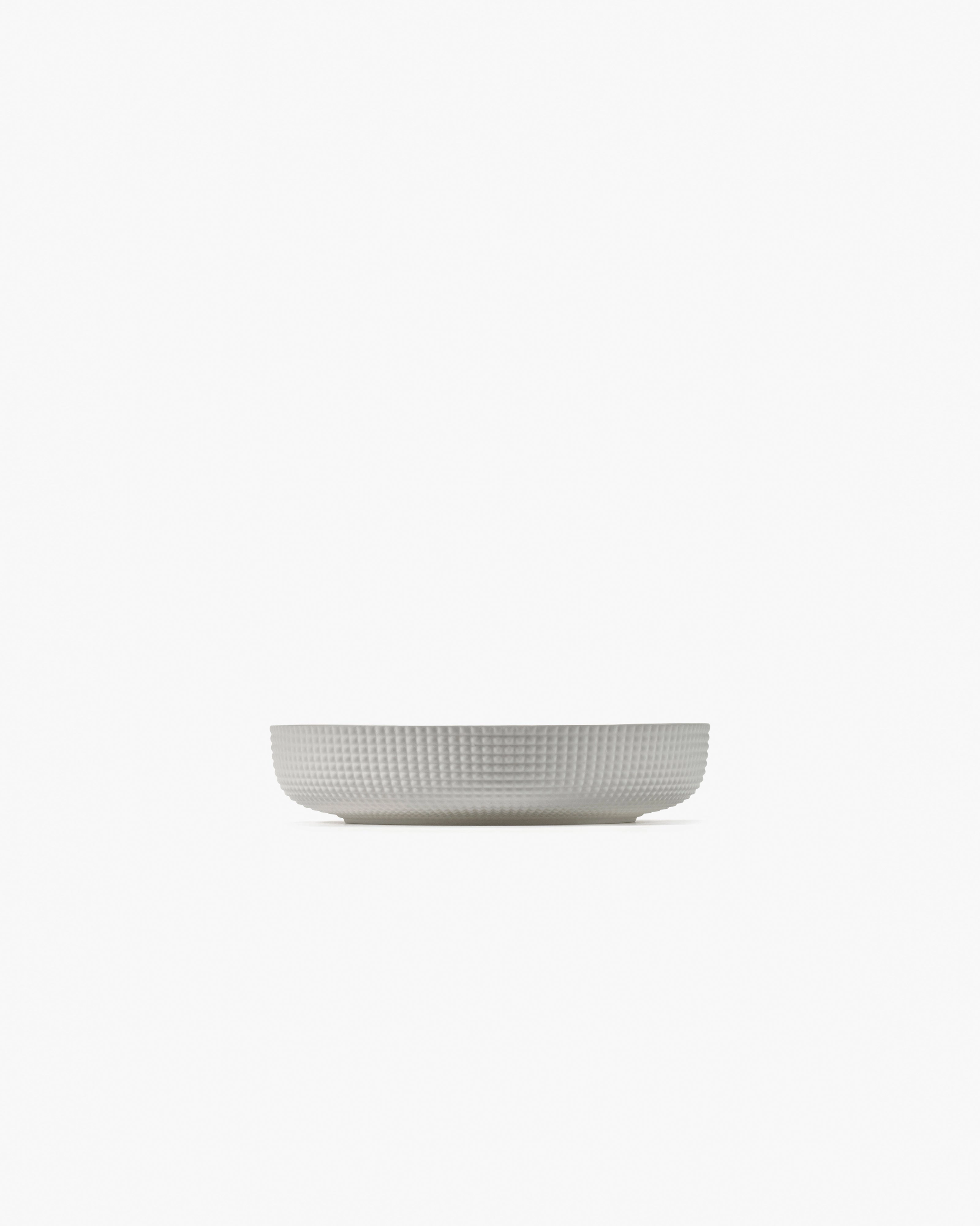 Serving plate round S white Nido
