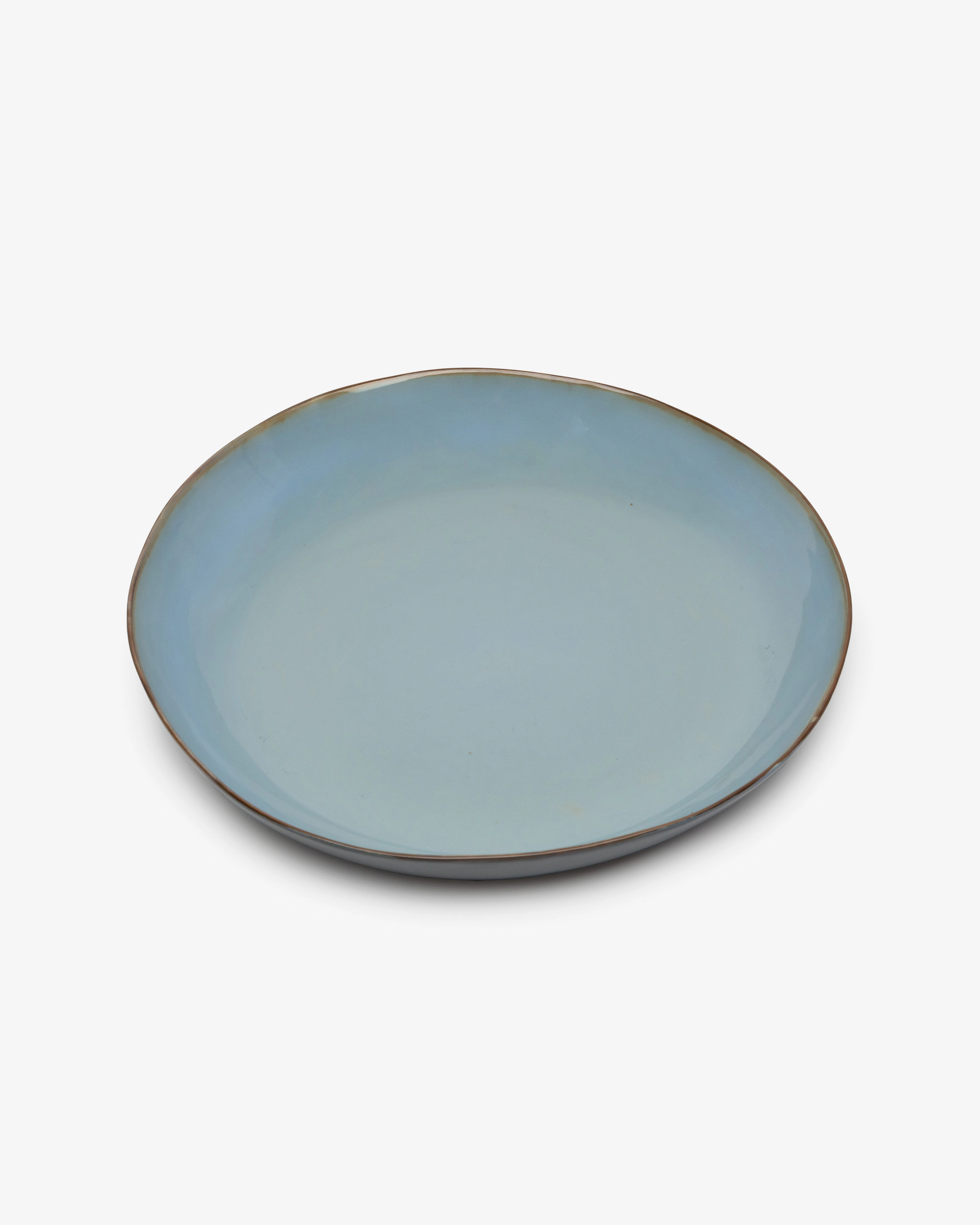 Serving plate smoky blue/dark blue Terres de rves