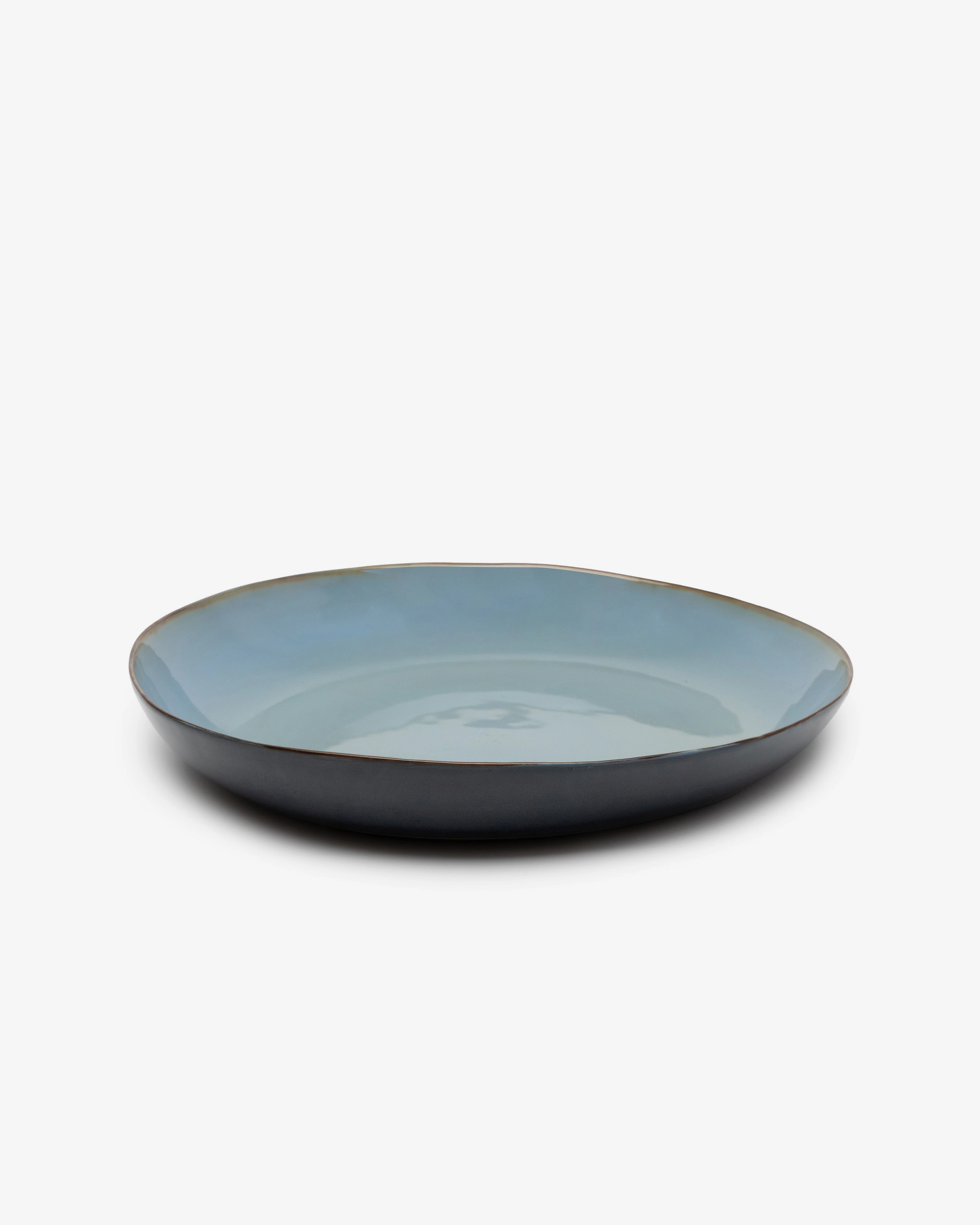 Serving plate smoky blue/dark blue Terres de rves Dinnerware tableware outlet