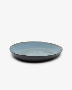 Serving plate smoky blue/dark blue Terres de rves Dinnerware tableware outlet