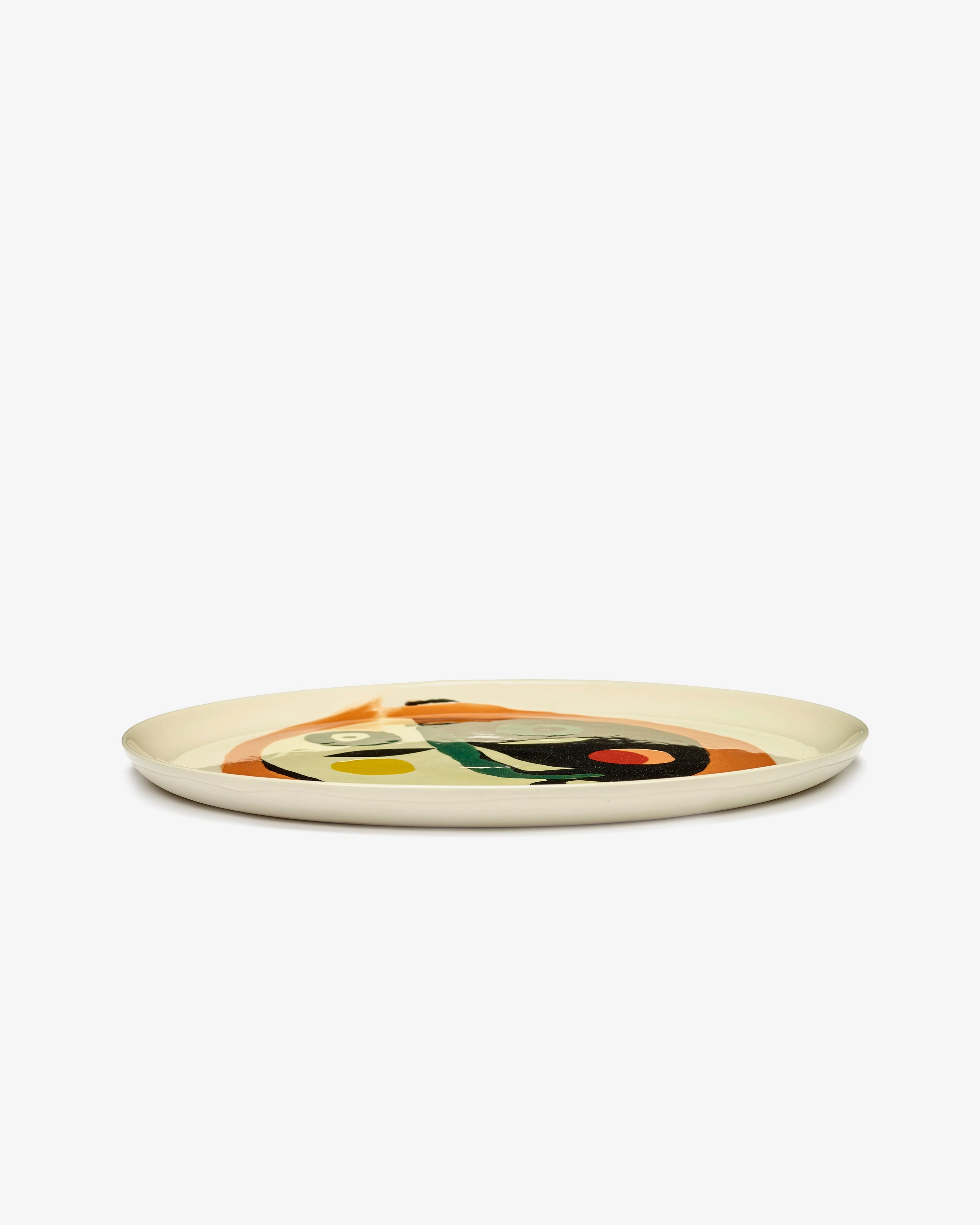 Serving plate with face 1 Feast
