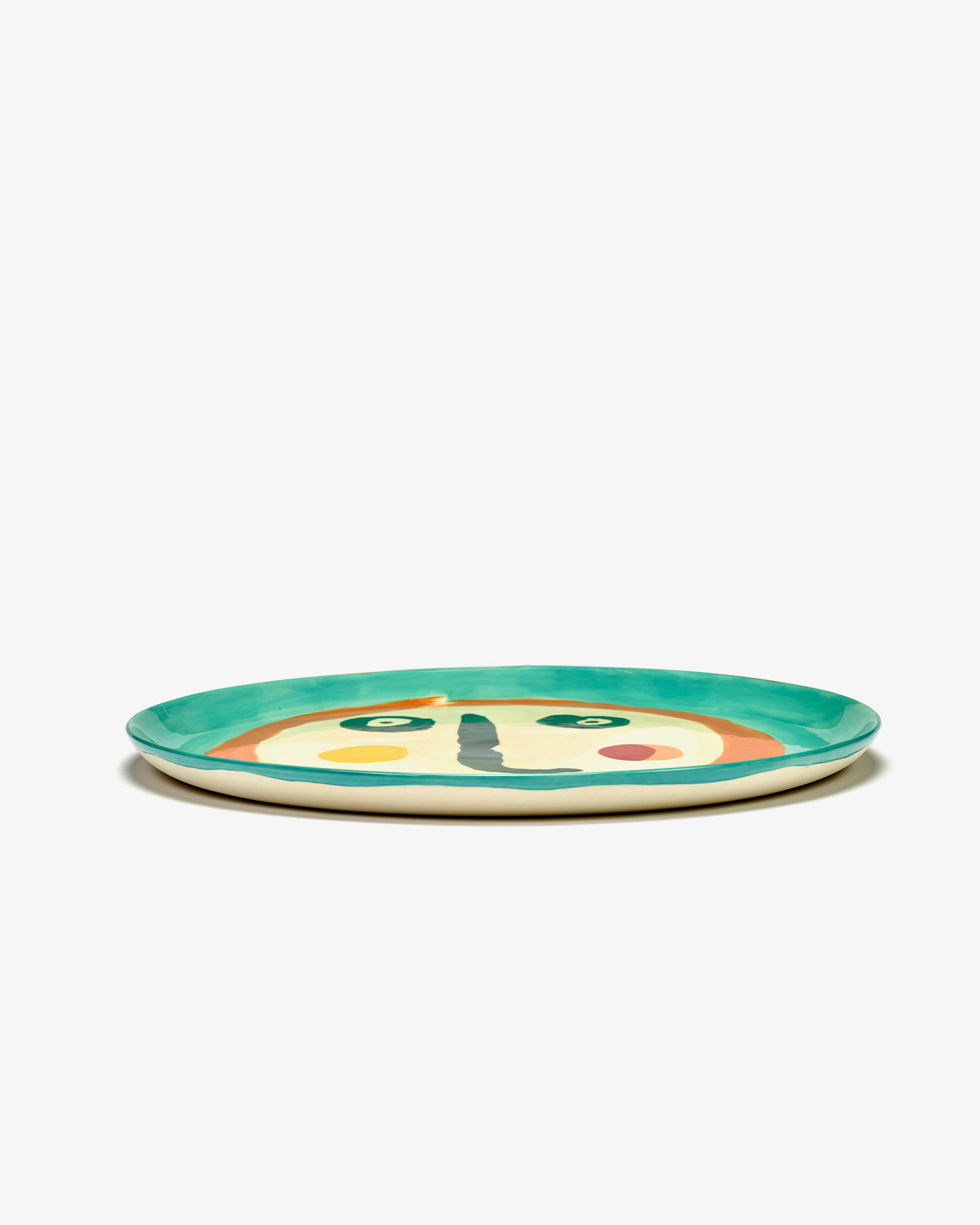 Serving plate with face 2 Feast