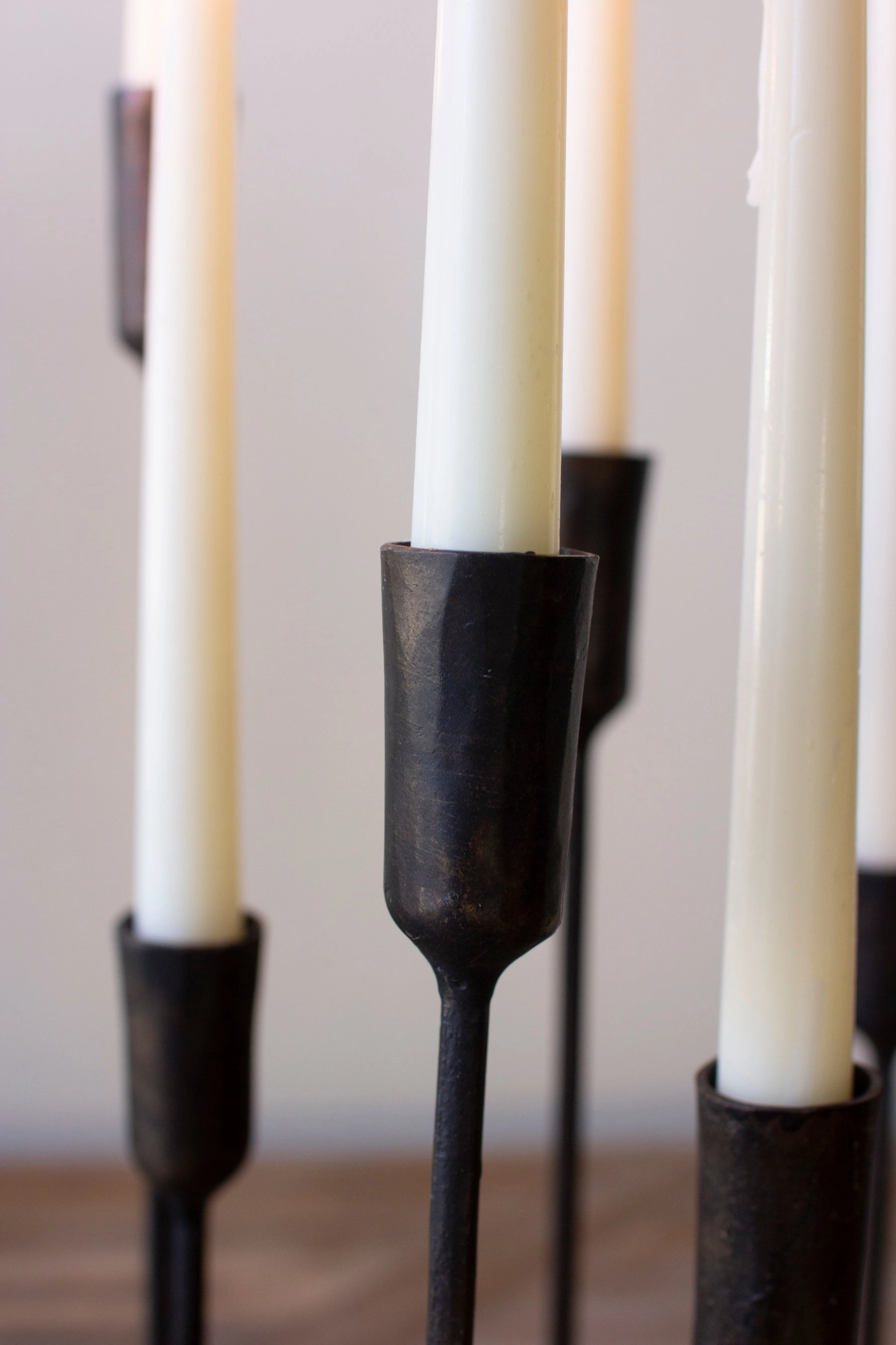 Set of 3 Twelve Taper Candelabras