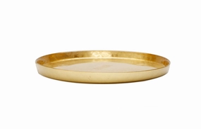 Set of 4 Gold Glitter Salad Plates with Raised Rim Serveware discount kitchenware