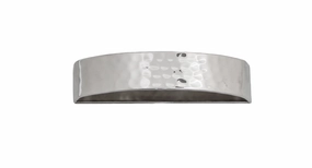 Set of 4 Silver Hammered Cutlery Holders Cutlery knife sets deals