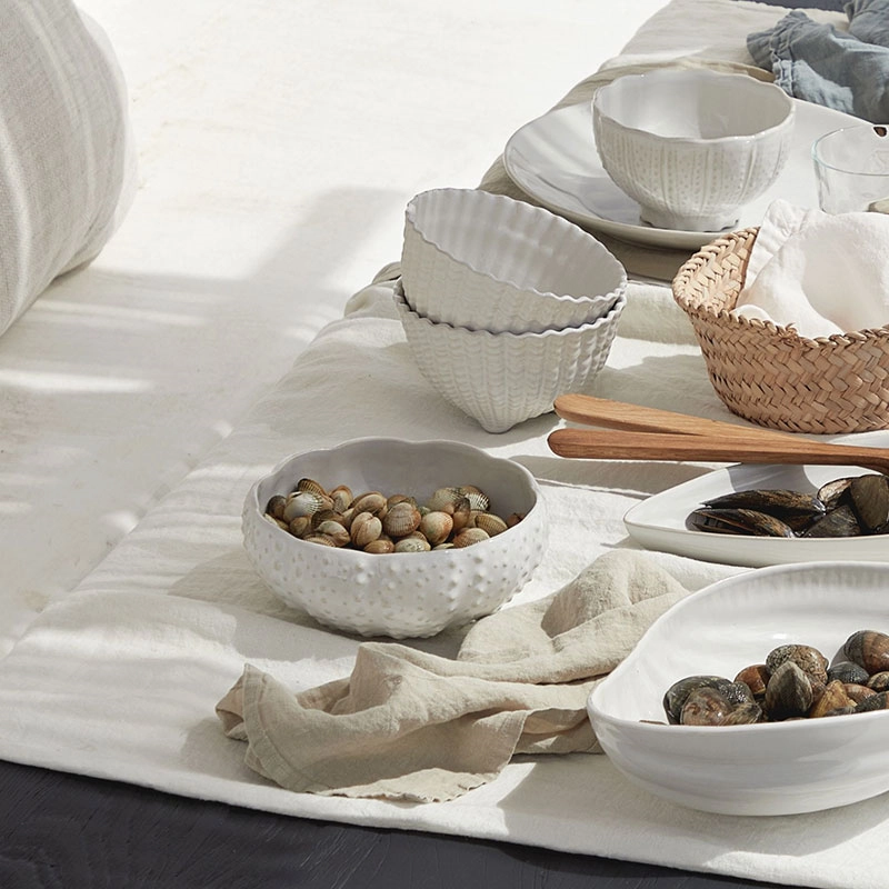 Shell Footed Bowl Aparte, D14cm, White Bowls dinnerware special