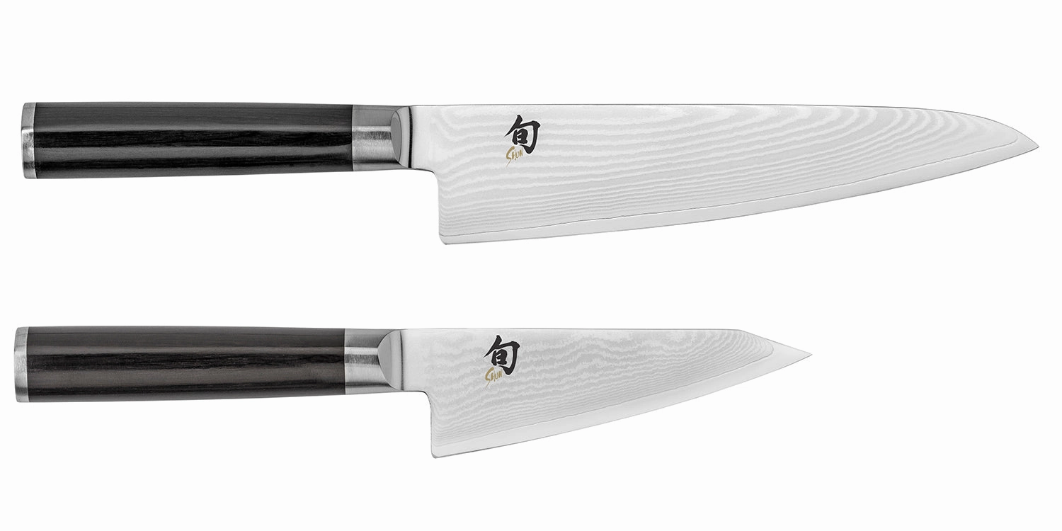 Shun Classic 2 Piece Asian Knife Set, 7-Inch Chef's Knife, 4.5-Inch Prep Knife Cutlery outlet discounts