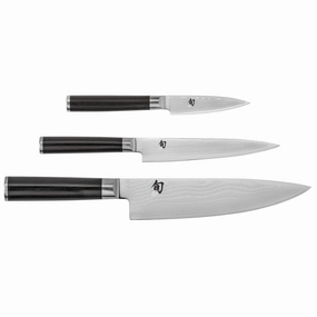 Shun Classic 3 Piece Starter Set, Chef's Knife, Paring Knife, Utility Knife Cutlery knife sets deals