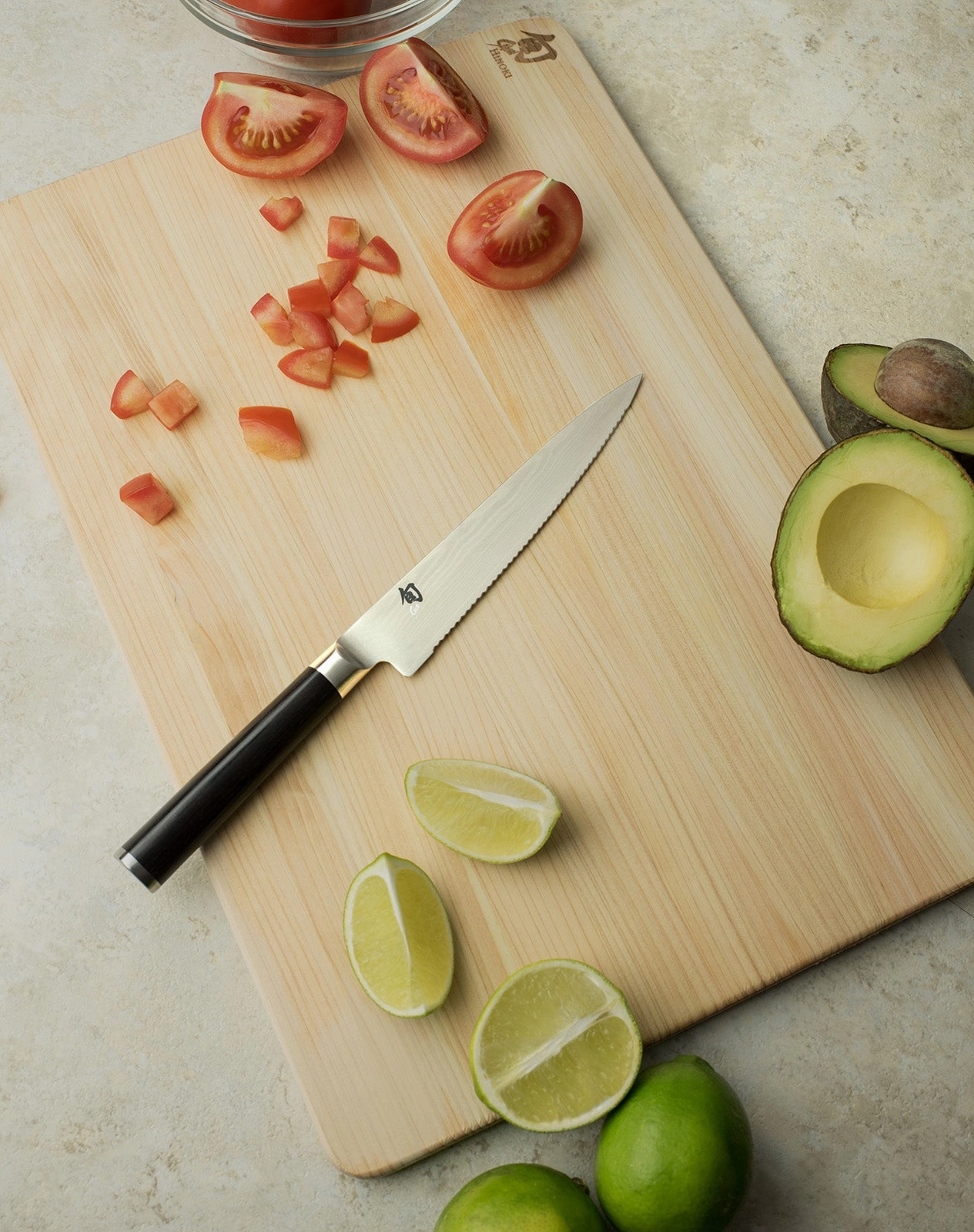 Shun Classic 6.5-Inch Serrated Utility Knife