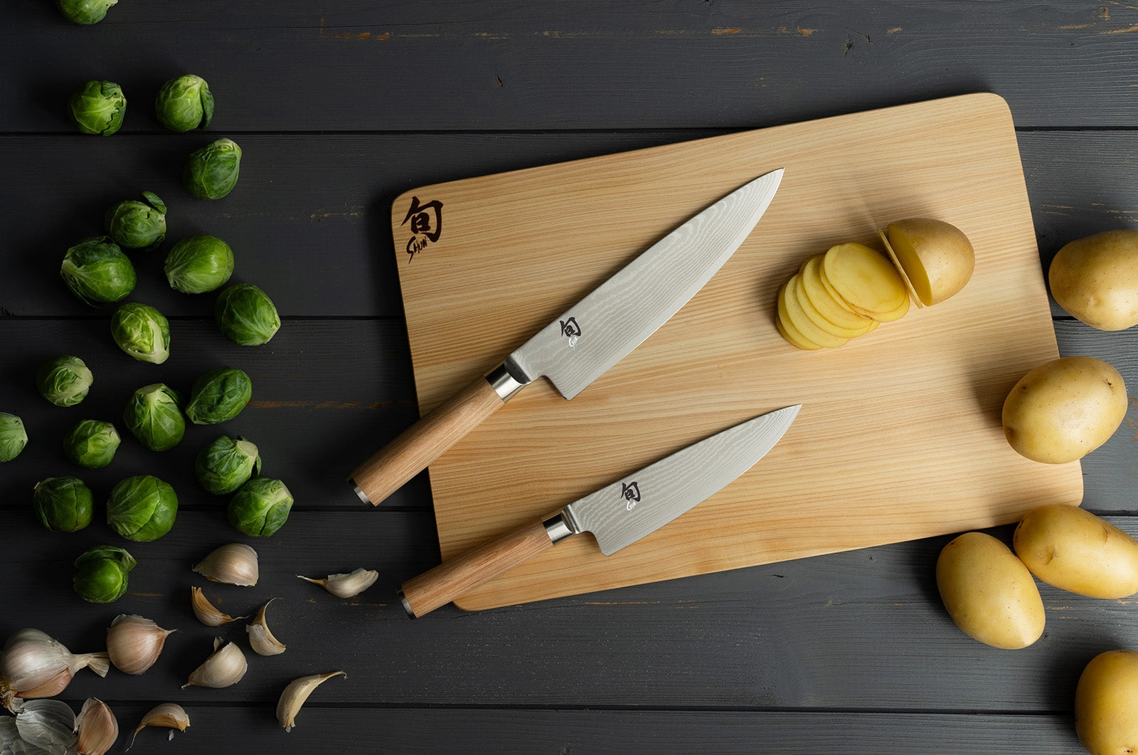 Shun Classic Blonde 5 Piece Starter Knife Block Set