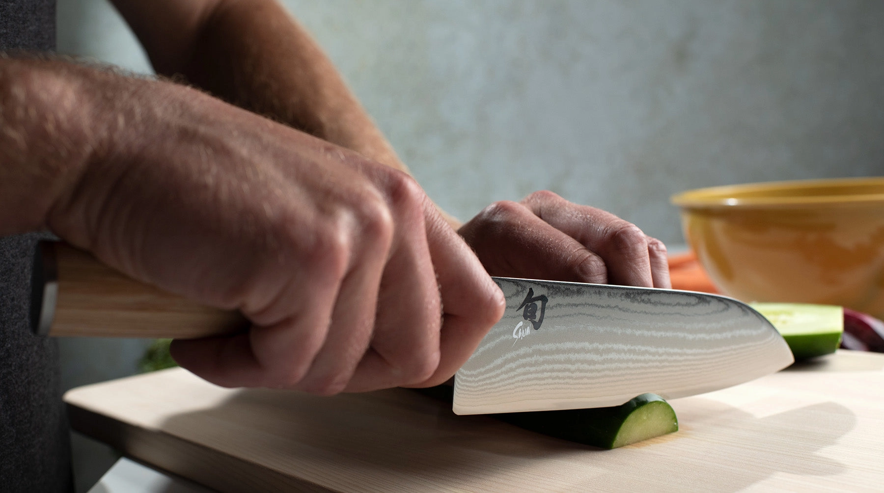 Shun Classic Blonde 7-Inch Santoku Knife