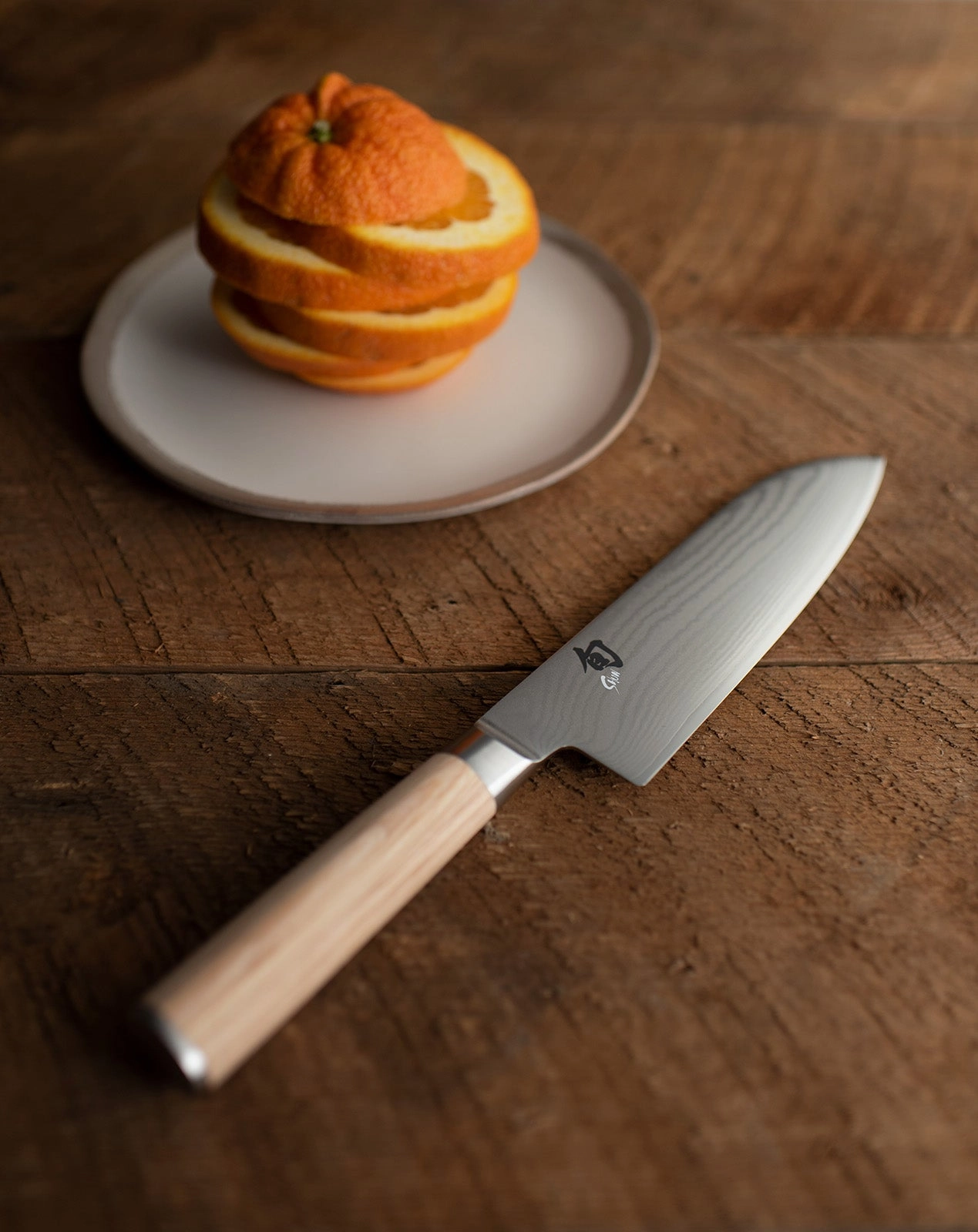 Shun Classic Blonde 7-Inch Santoku Knife