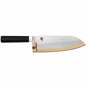 Shun Dual Core 7-Inch Santoku Knife w/Saya Cutlery knife sets deals