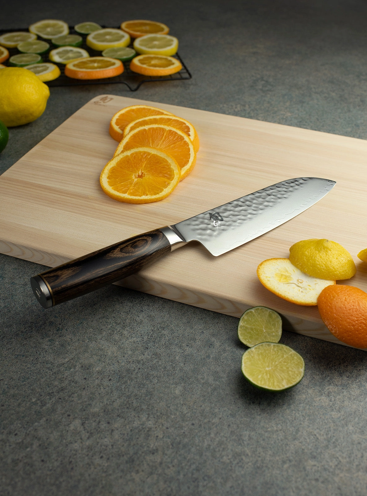 Shun Premier 2 Piece 7" Santoku & 4" Paring Knife Set