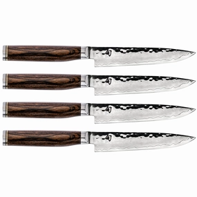 Shun Premier 4 Piece Steak Knife Set TDMS0400 Cutlery knife sets deals