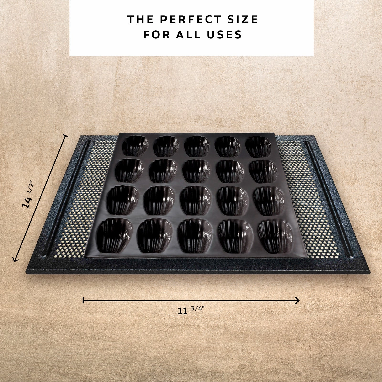 Silpat Flexipan 20 Madelines Premium Silicone Baking Pan